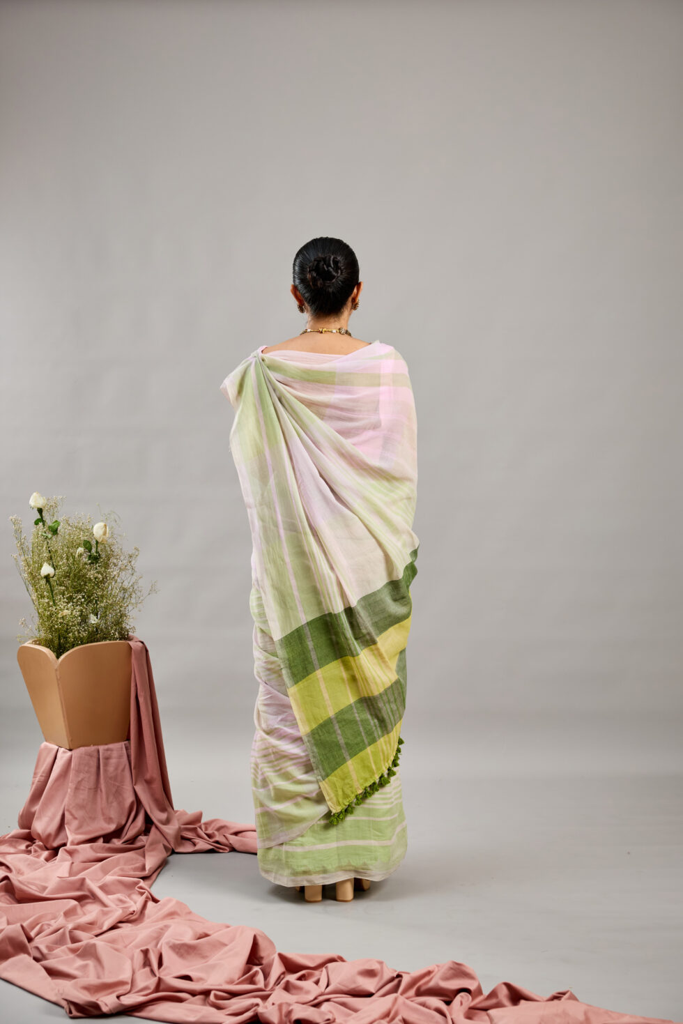 Green Pink Striped-1